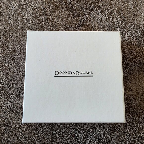 Dooney & Bourke Pebble Grain Small Flap Credit Card Wallet Teal Blue NIB NWT - Picture 3 of 14